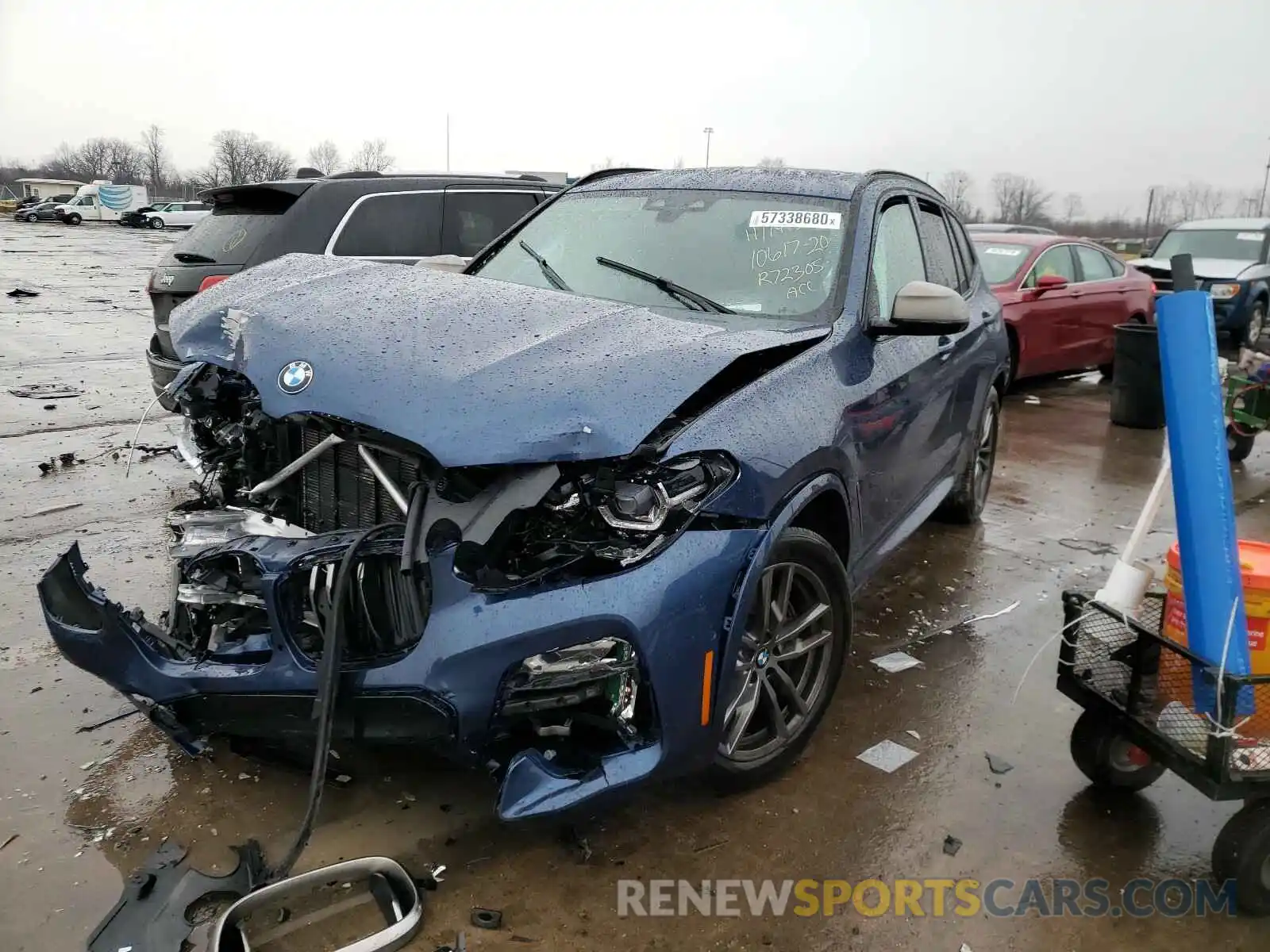 2 Фотография поврежденного автомобиля 5UXTS3C53KLR72305 BMW X3 2019