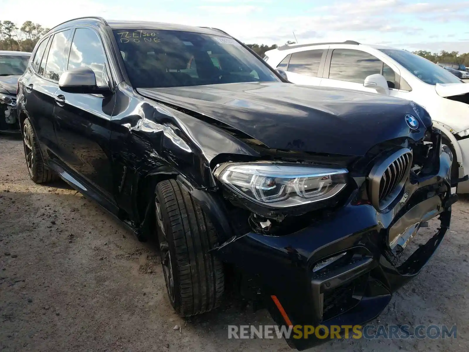1 Photograph of a damaged car 5UXTS3C54K0Z02846 BMW X3 2019
