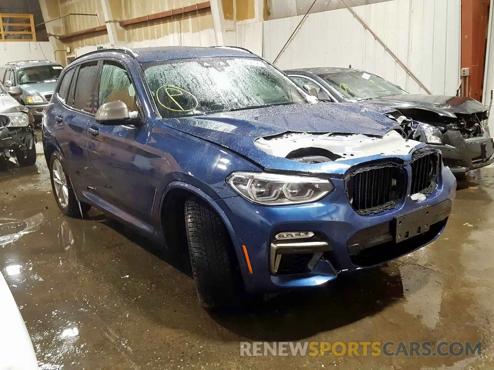 1 Photograph of a damaged car 5UXTS3C54K0Z03074 BMW X3 2019