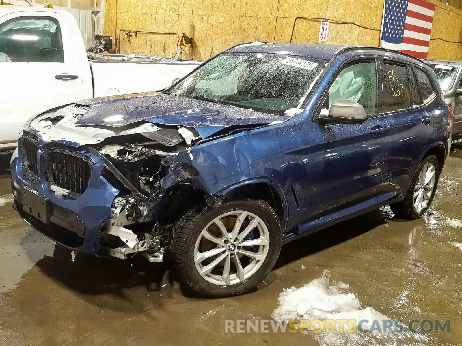 2 Photograph of a damaged car 5UXTS3C54K0Z03074 BMW X3 2019