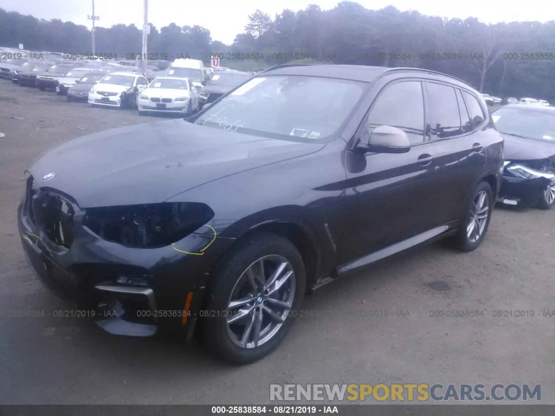 2 Photograph of a damaged car 5UXTS3C54K0Z04659 BMW X3 2019