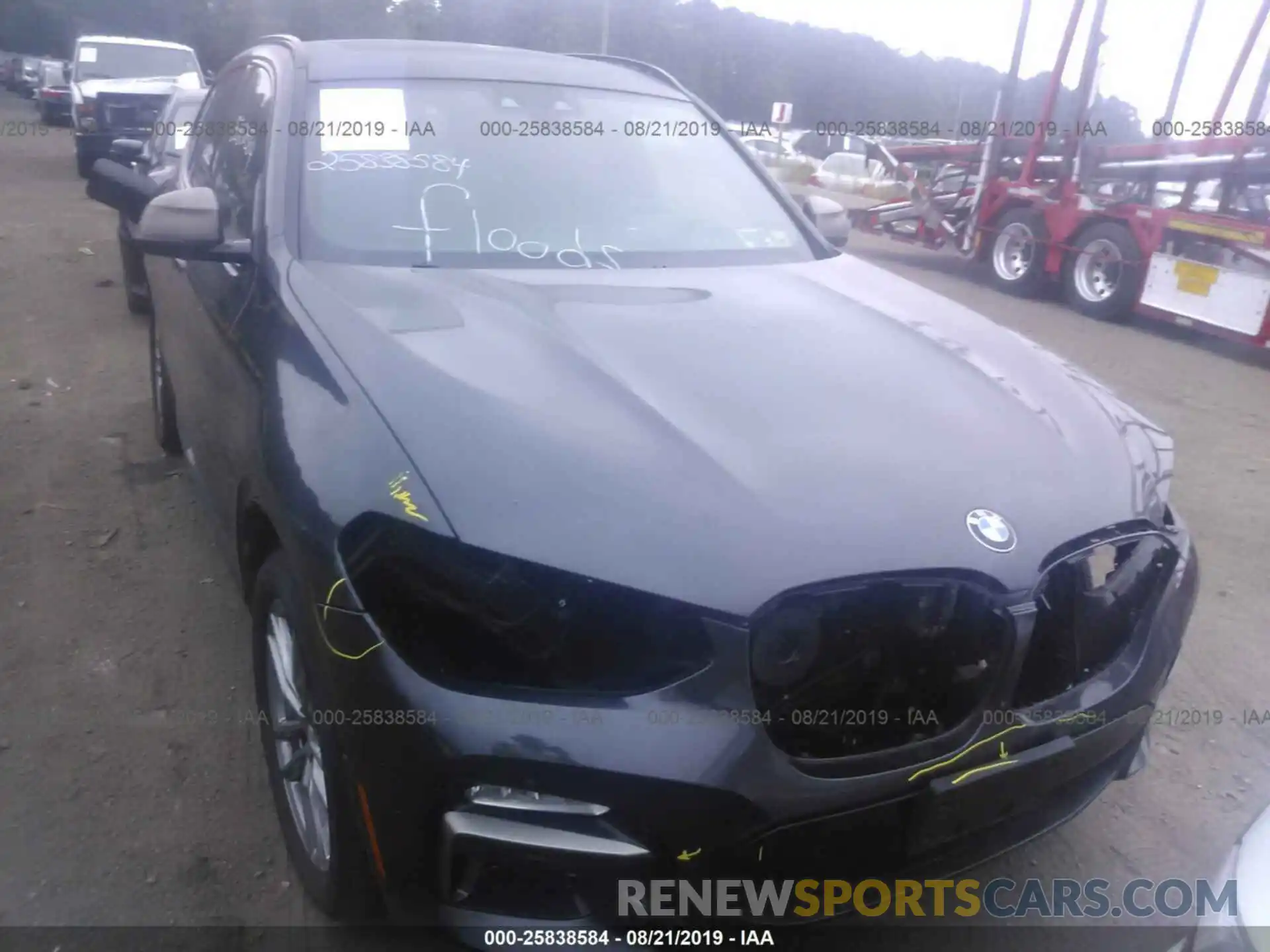 6 Photograph of a damaged car 5UXTS3C54K0Z04659 BMW X3 2019