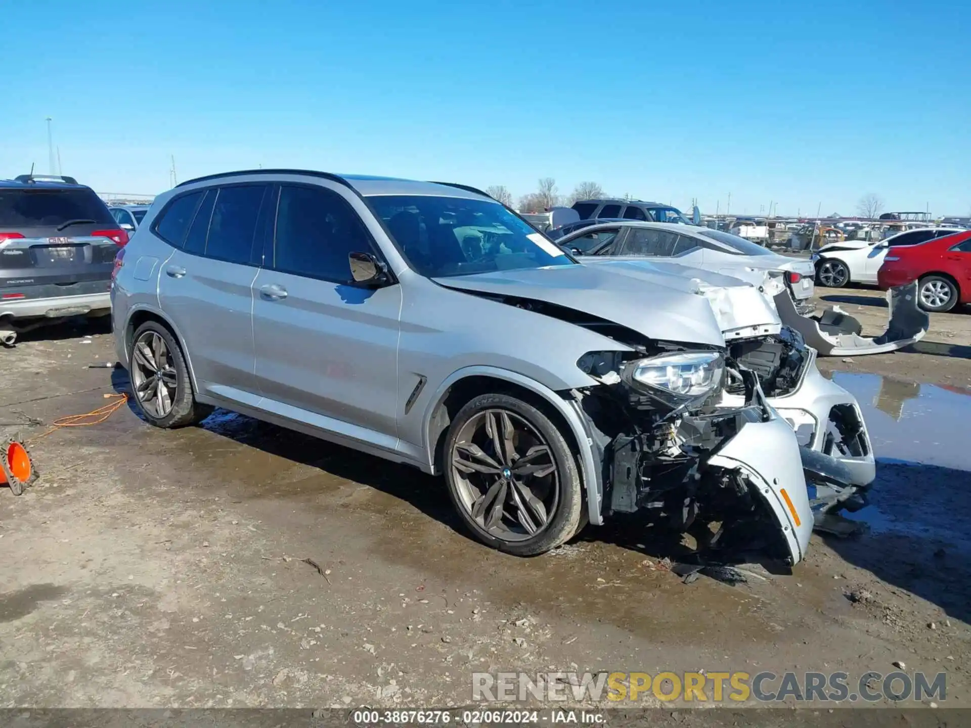 1 Photograph of a damaged car 5UXTS3C54K0Z05018 BMW X3 2019