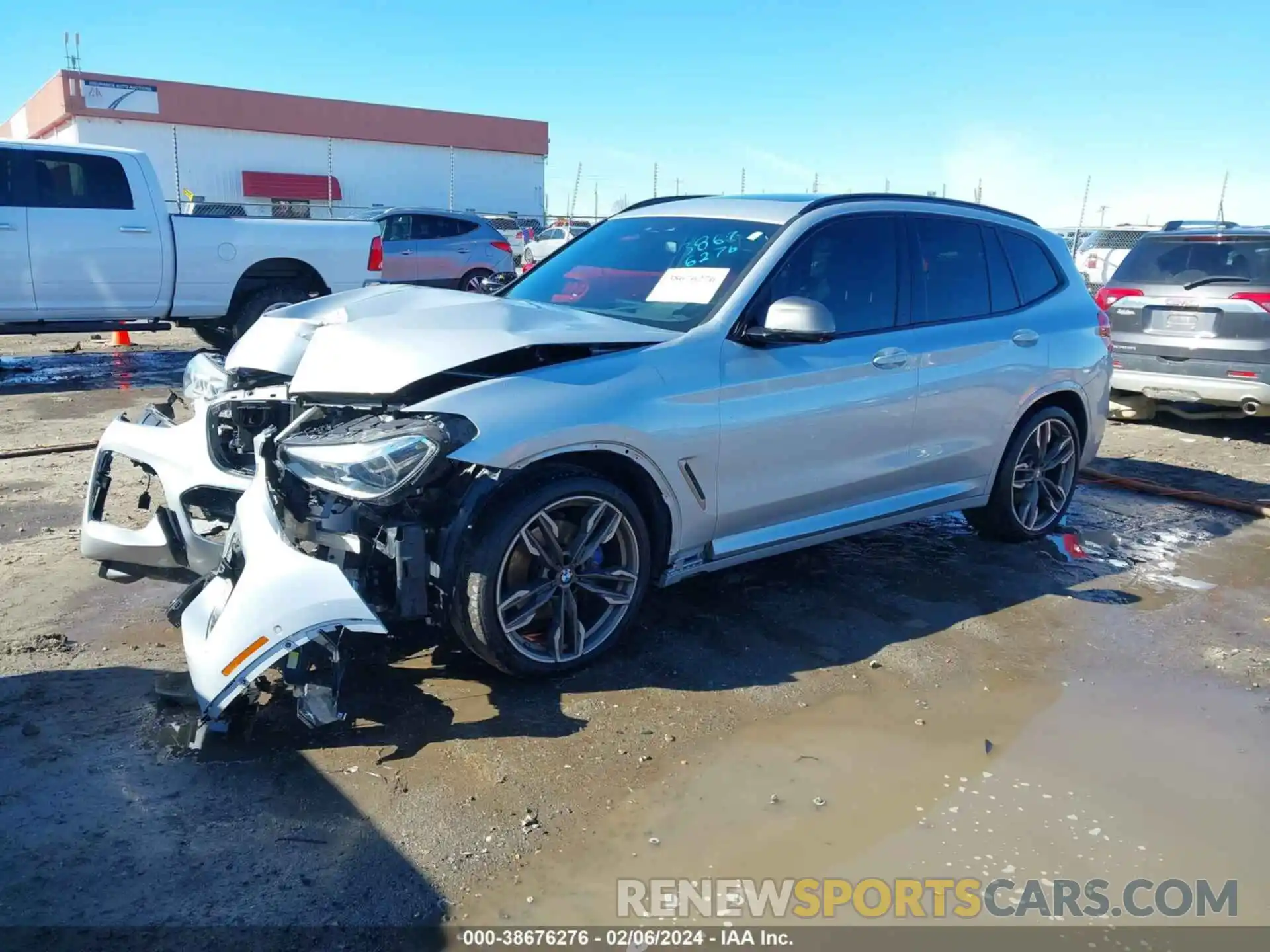 2 Photograph of a damaged car 5UXTS3C54K0Z05018 BMW X3 2019