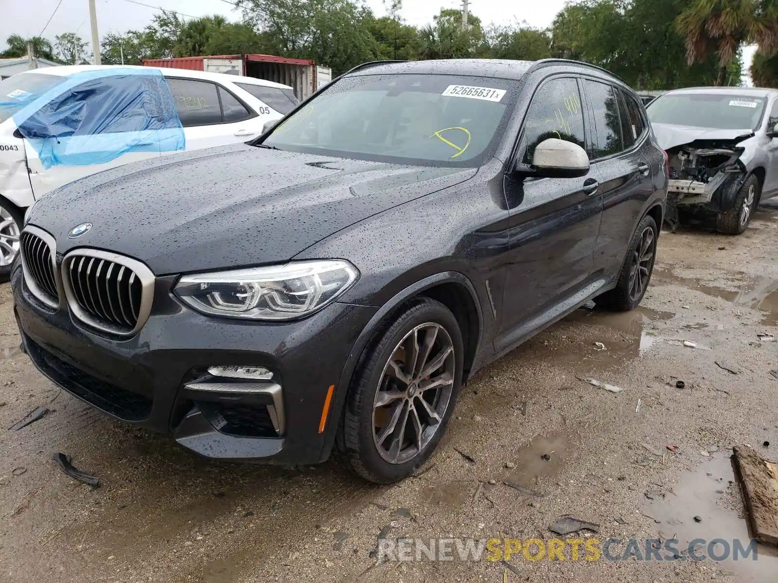 2 Photograph of a damaged car 5UXTS3C54K0Z10607 BMW X3 2019