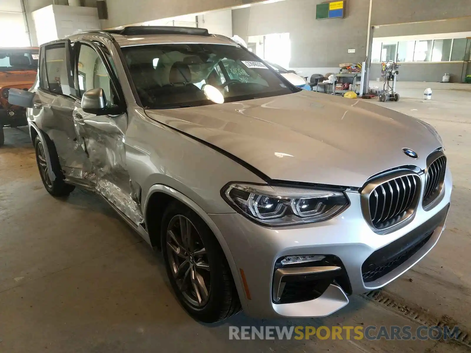 1 Photograph of a damaged car 5UXTS3C54KLR72751 BMW X3 2019