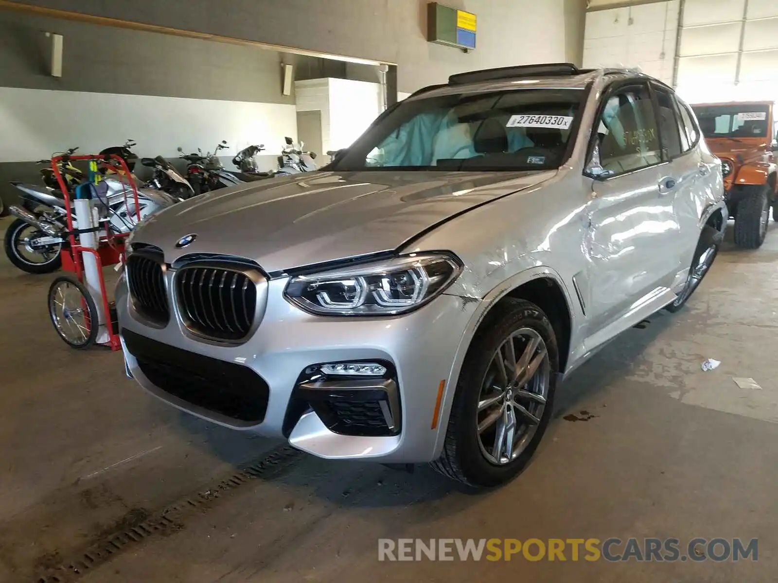 2 Photograph of a damaged car 5UXTS3C54KLR72751 BMW X3 2019