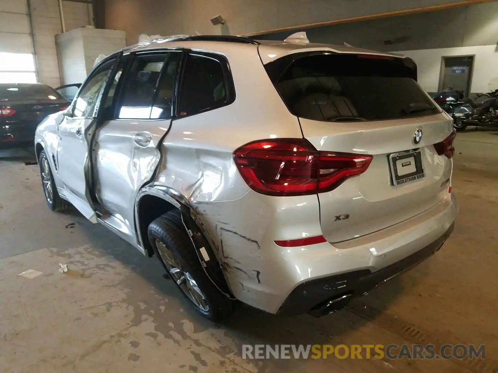 3 Photograph of a damaged car 5UXTS3C54KLR72751 BMW X3 2019