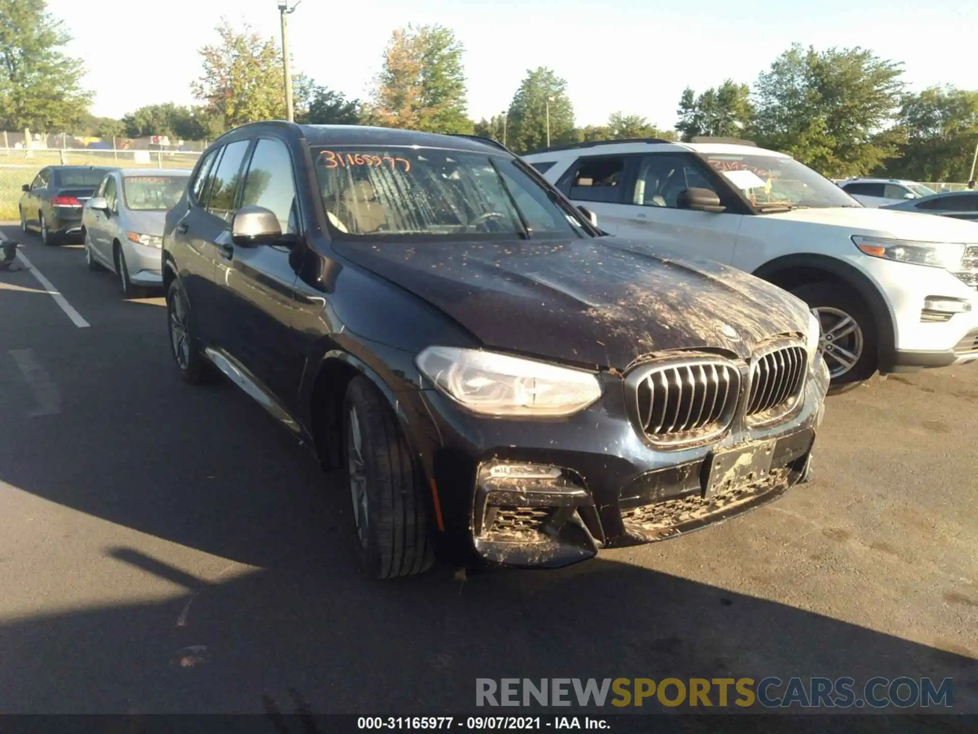 1 Photograph of a damaged car 5UXTS3C54KLR73205 BMW X3 2019