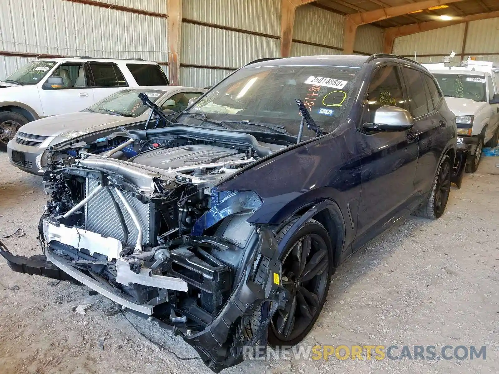 2 Photograph of a damaged car 5UXTS3C55K0Z03990 BMW X3 2019