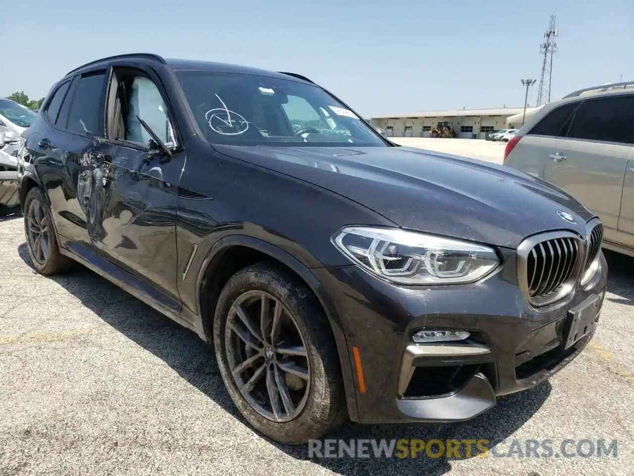 1 Photograph of a damaged car 5UXTS3C55K0Z08445 BMW X3 2019