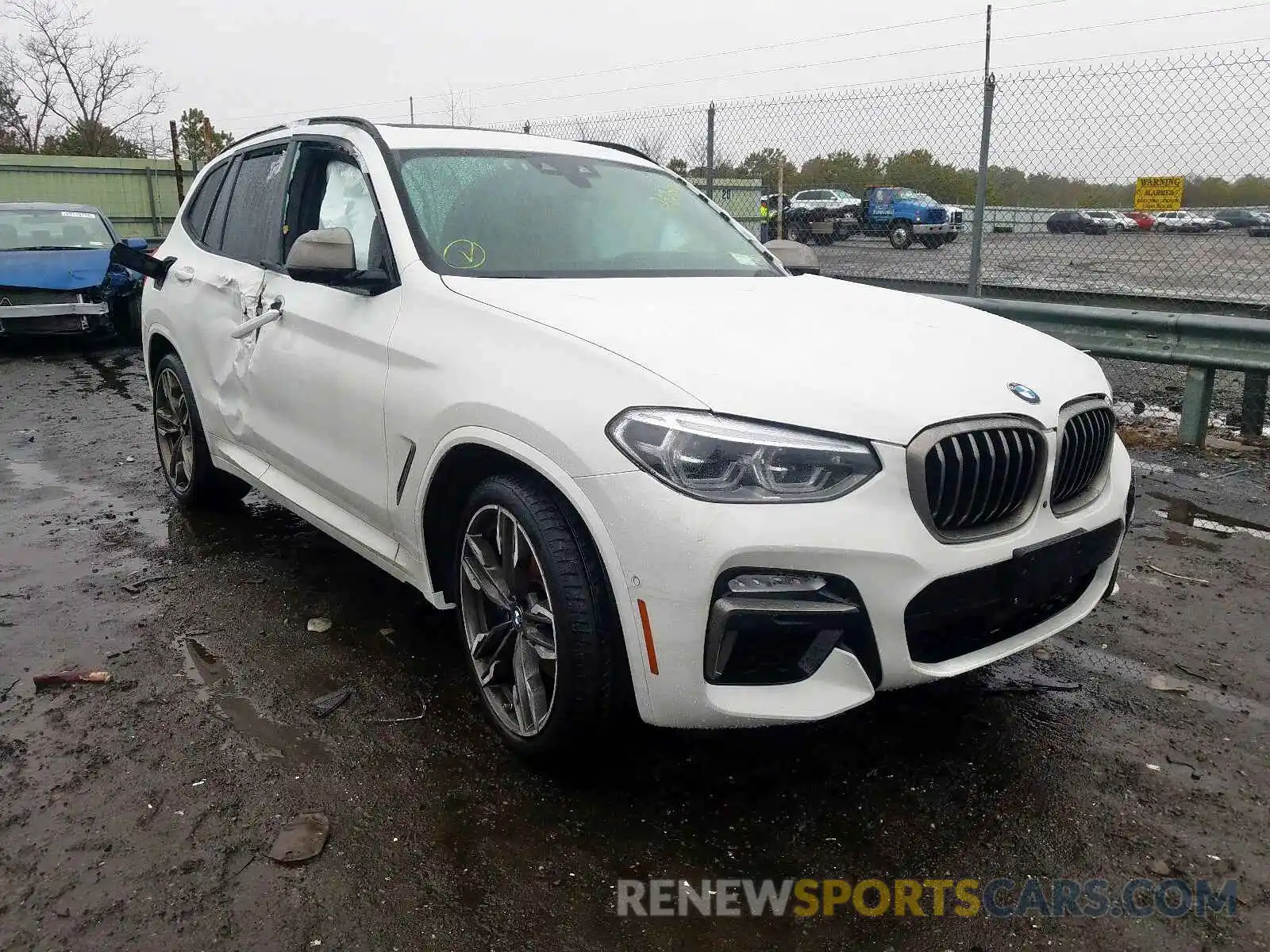 1 Photograph of a damaged car 5UXTS3C55K0Z09840 BMW X3 2019