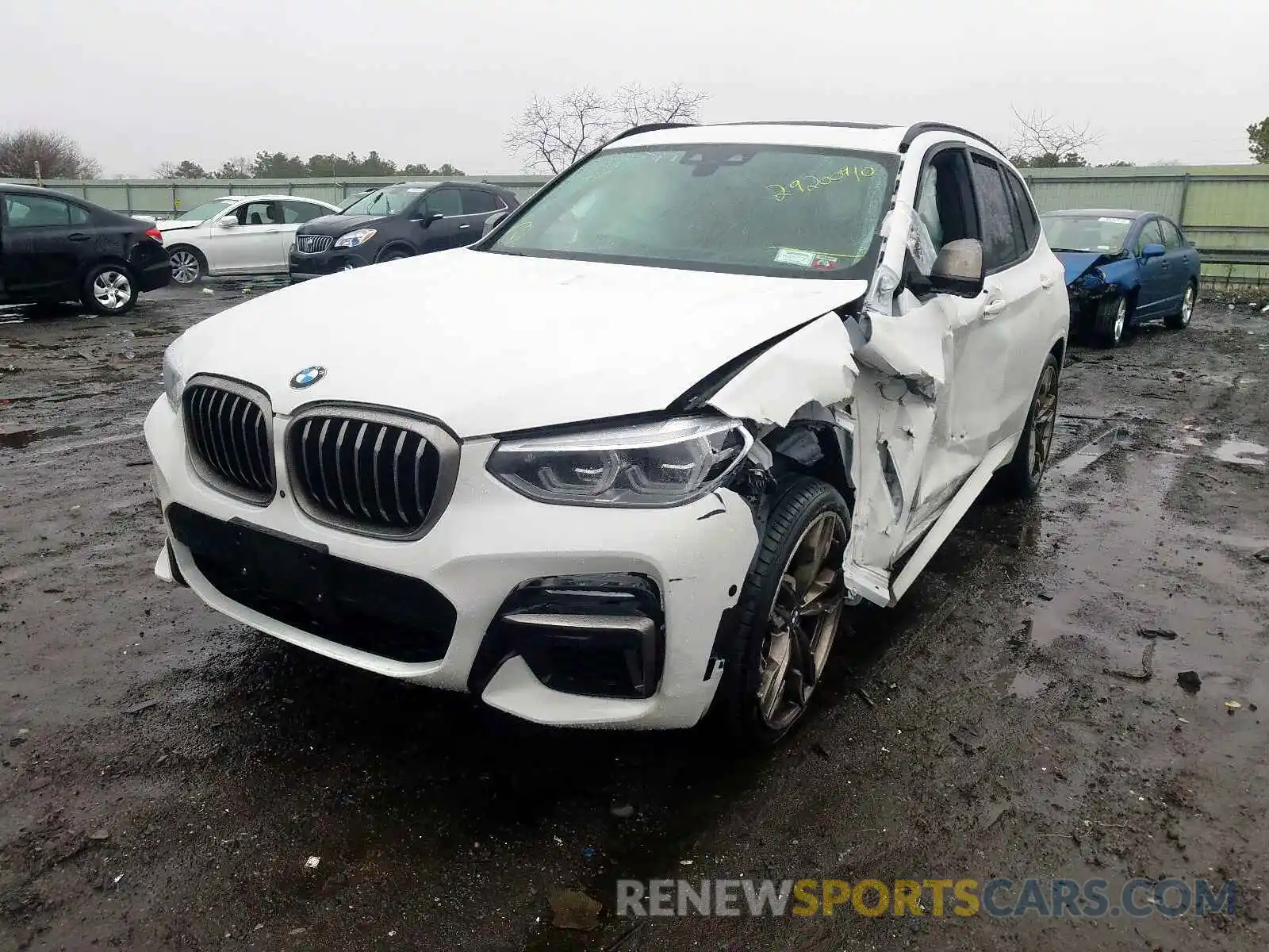 2 Photograph of a damaged car 5UXTS3C55K0Z09840 BMW X3 2019