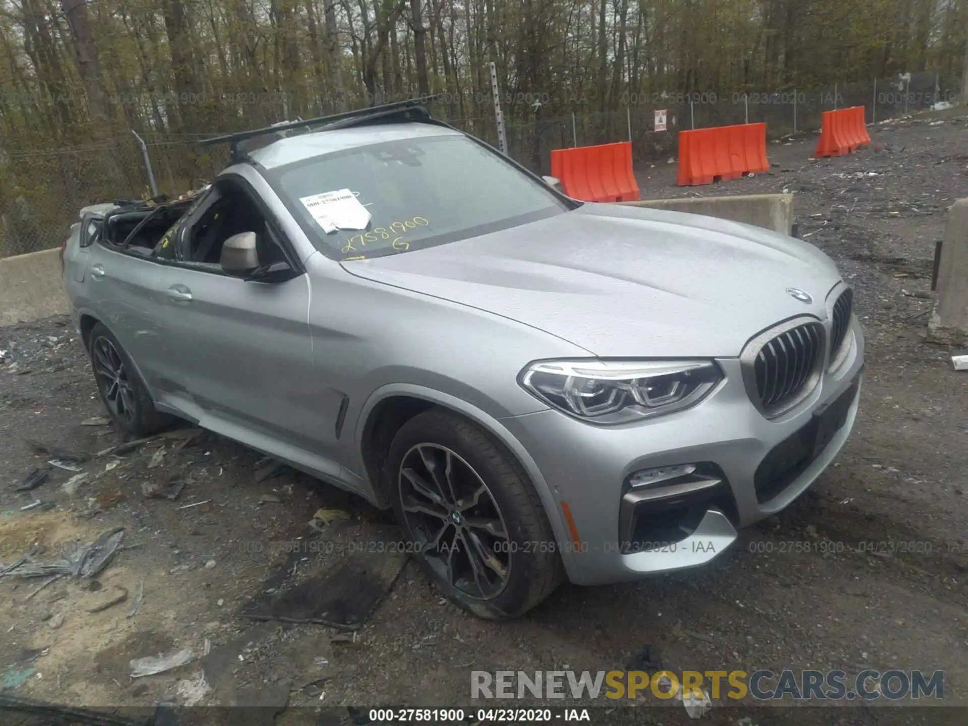 1 Photograph of a damaged car 5UXTS3C55KLR72144 BMW X3 2019