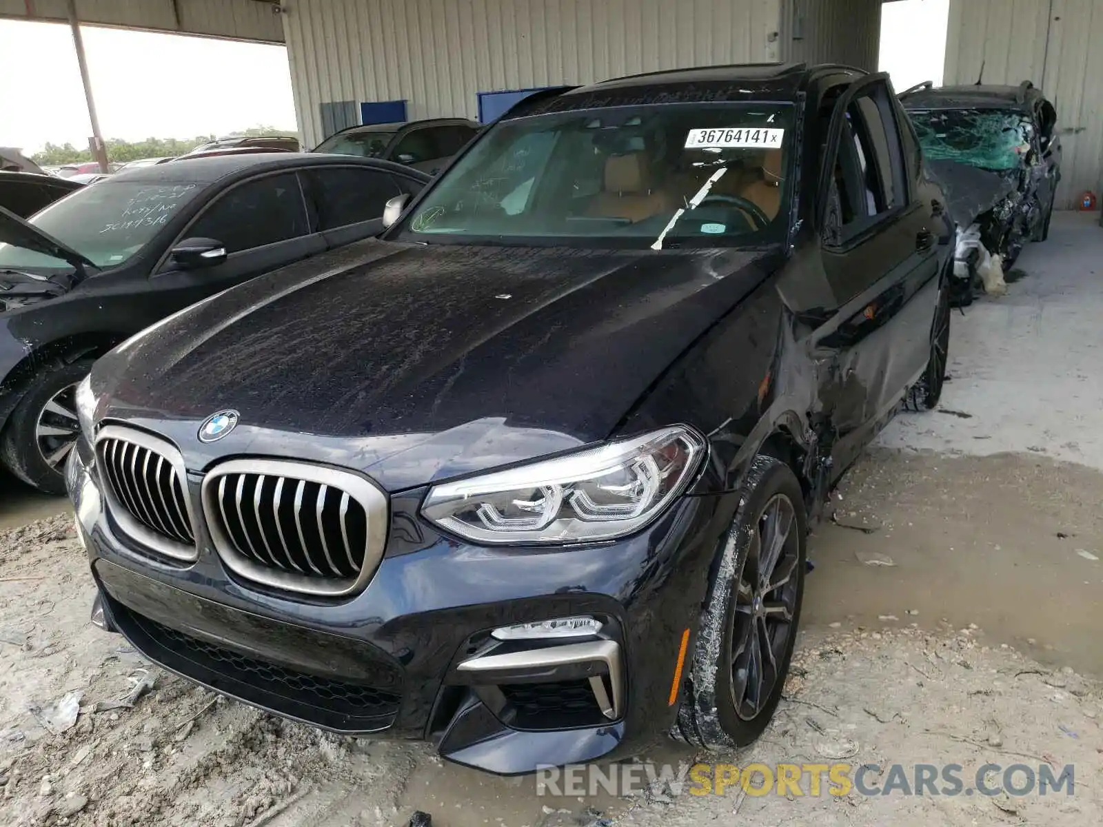 2 Photograph of a damaged car 5UXTS3C55KLR72810 BMW X3 2019