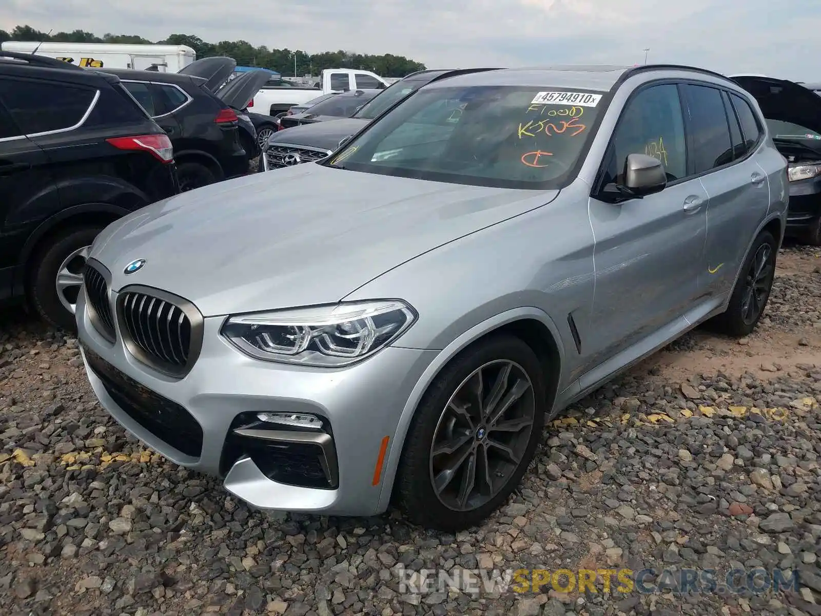 2 Photograph of a damaged car 5UXTS3C56K0Z02671 BMW X3 2019