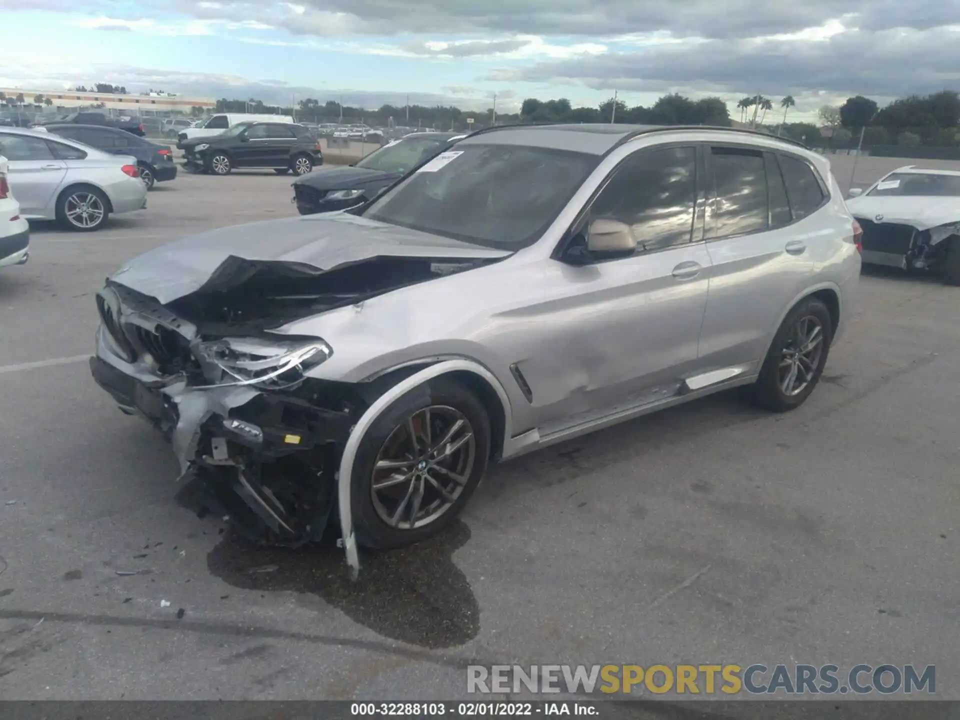 2 Photograph of a damaged car 5UXTS3C56K0Z04646 BMW X3 2019