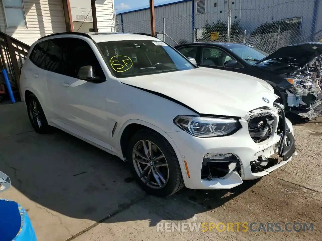 1 Photograph of a damaged car 5UXTS3C56K0Z04663 BMW X3 2019