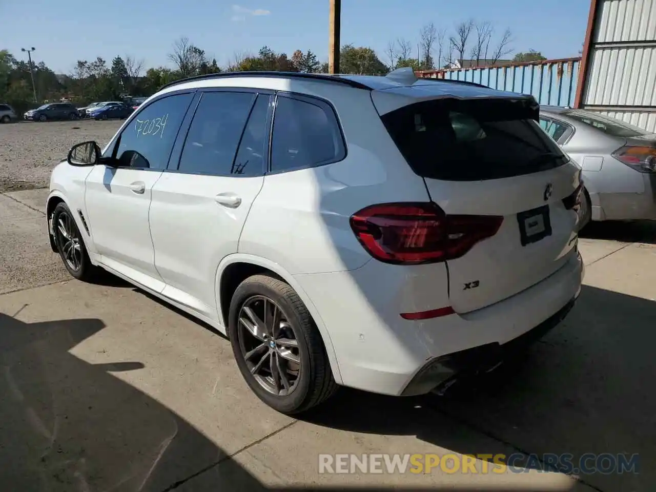 3 Photograph of a damaged car 5UXTS3C56K0Z04663 BMW X3 2019