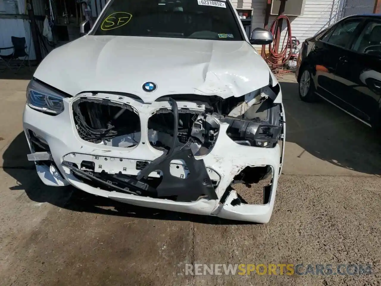 9 Photograph of a damaged car 5UXTS3C56K0Z04663 BMW X3 2019