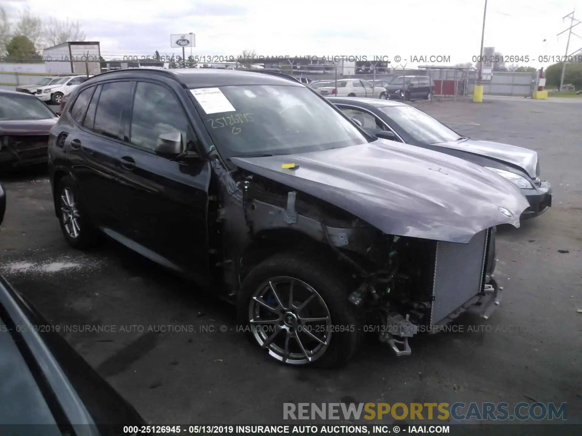 1 Photograph of a damaged car 5UXTS3C56K0Z06994 BMW X3 2019