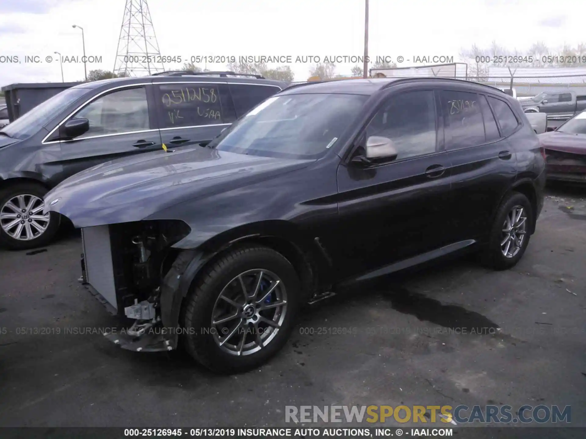 2 Photograph of a damaged car 5UXTS3C56K0Z06994 BMW X3 2019