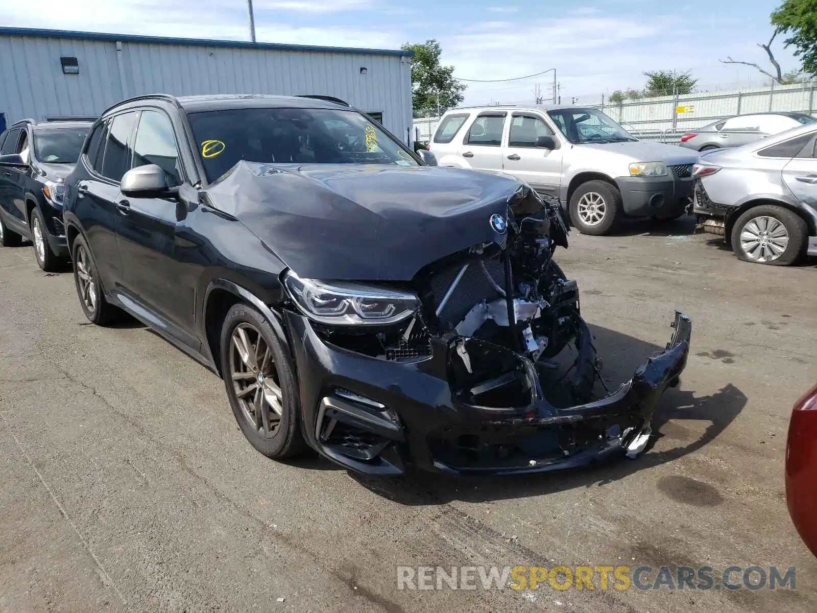 1 Photograph of a damaged car 5UXTS3C56K0Z08860 BMW X3 2019