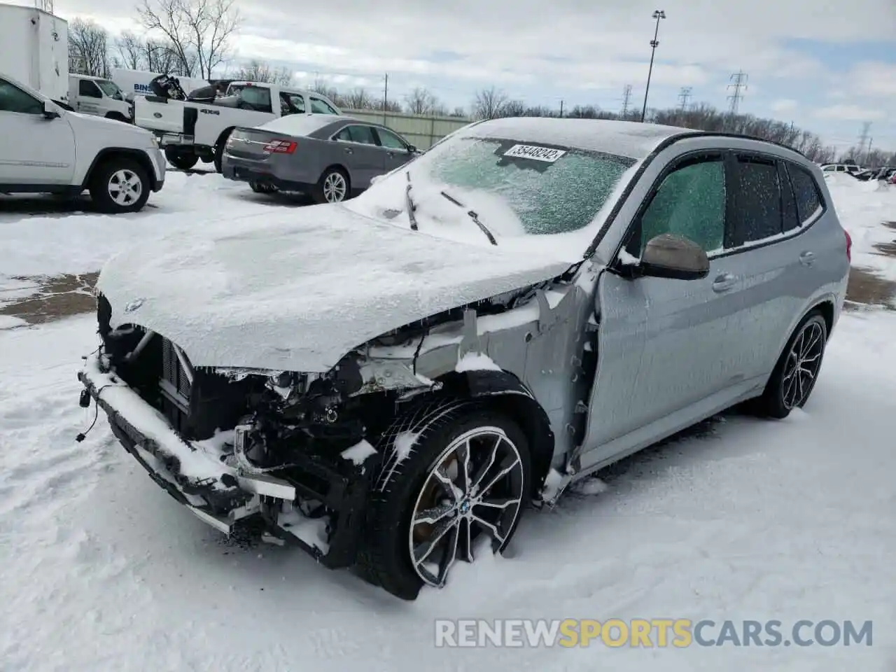 2 Photograph of a damaged car 5UXTS3C56K0Z09698 BMW X3 2019