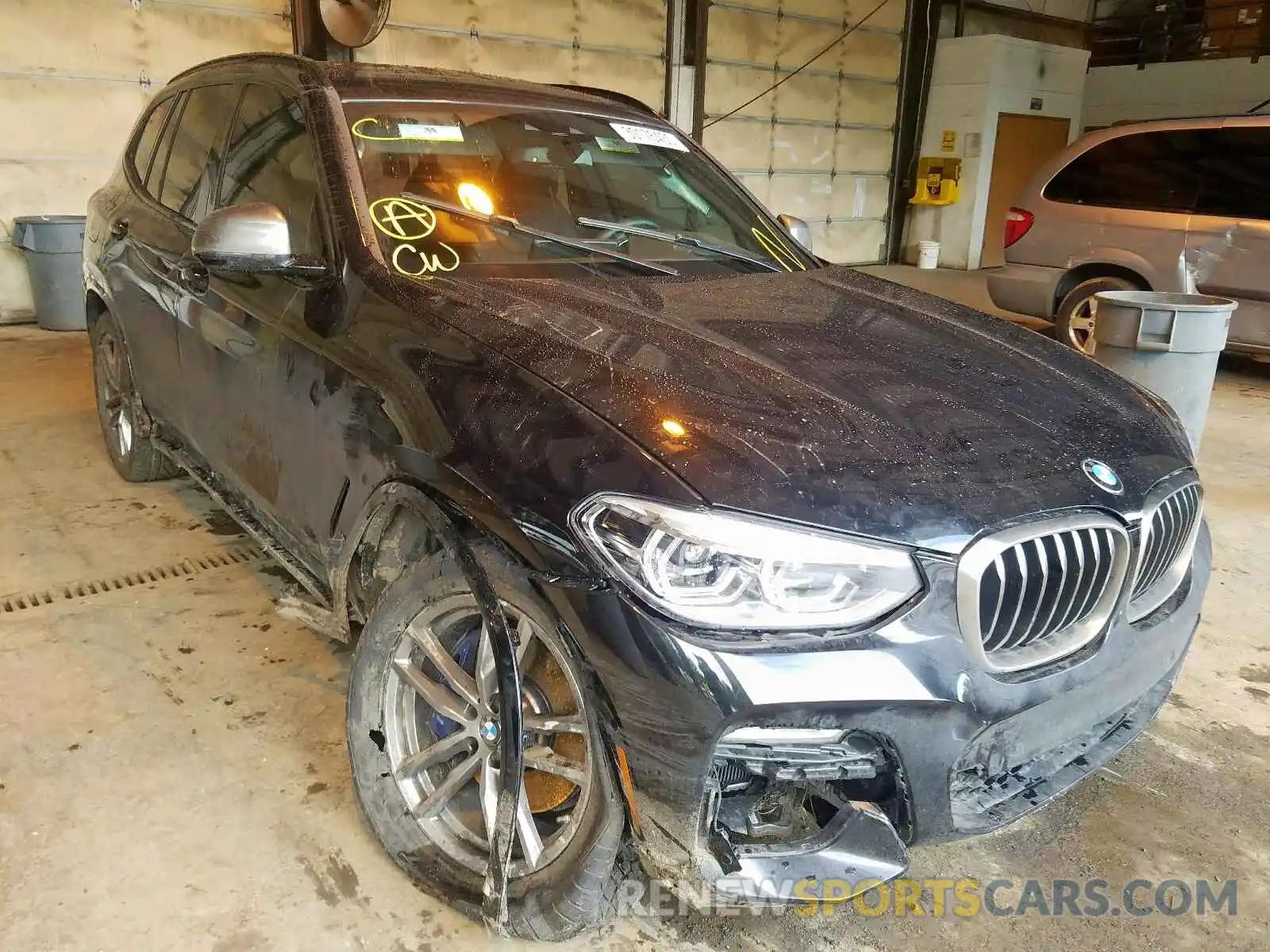 1 Photograph of a damaged car 5UXTS3C56KLR72623 BMW X3 2019