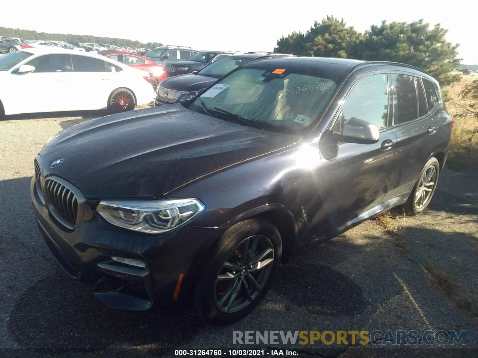 2 Photograph of a damaged car 5UXTS3C57K0Z03988 BMW X3 2019