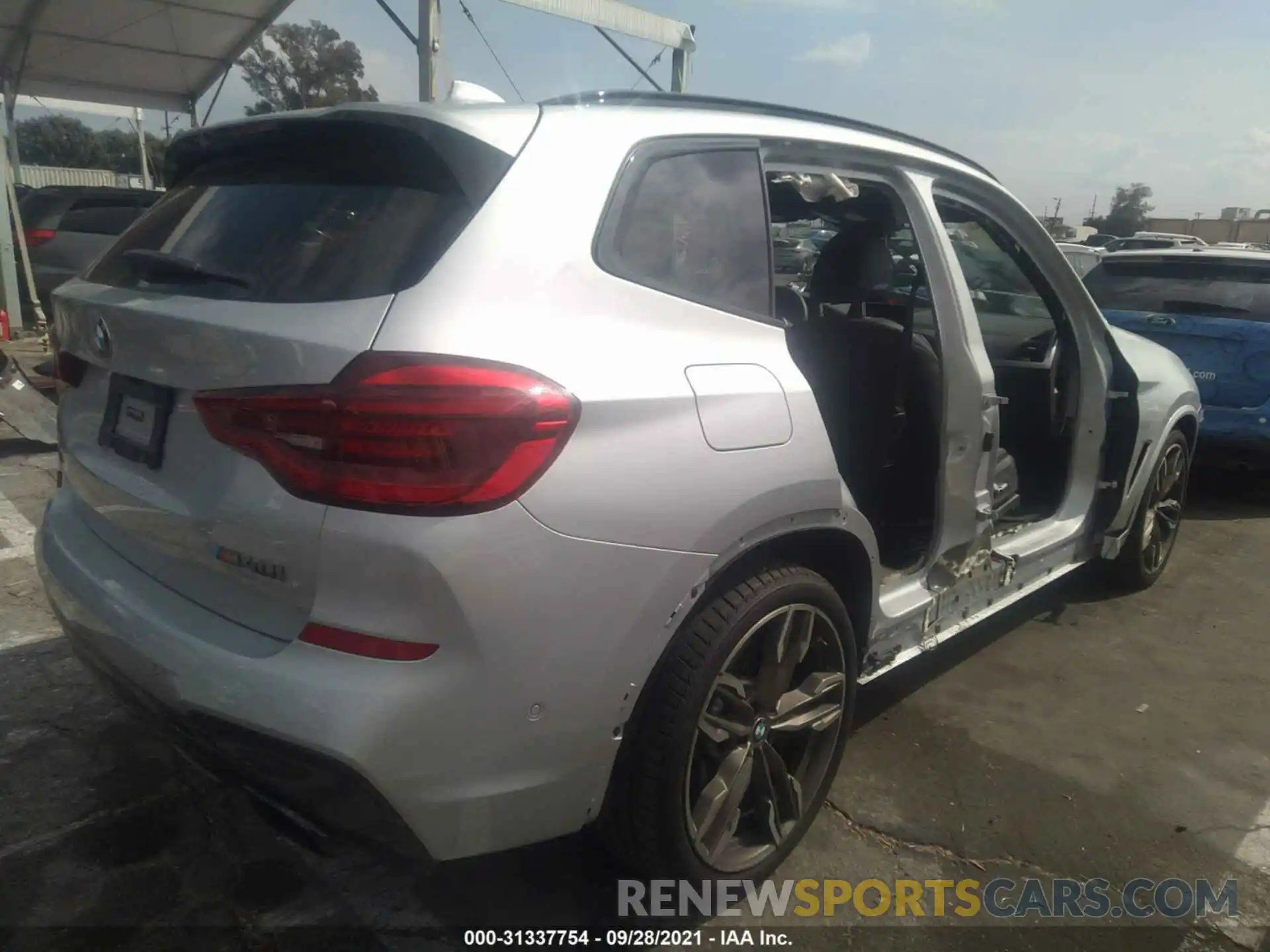 4 Фотография поврежденного автомобиля 5UXTS3C57K0Z04722 BMW X3 2019