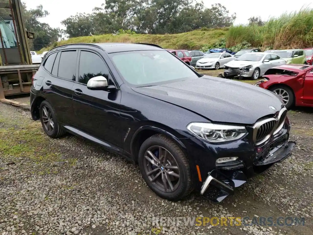 1 Photograph of a damaged car 5UXTS3C57K0Z05319 BMW X3 2019