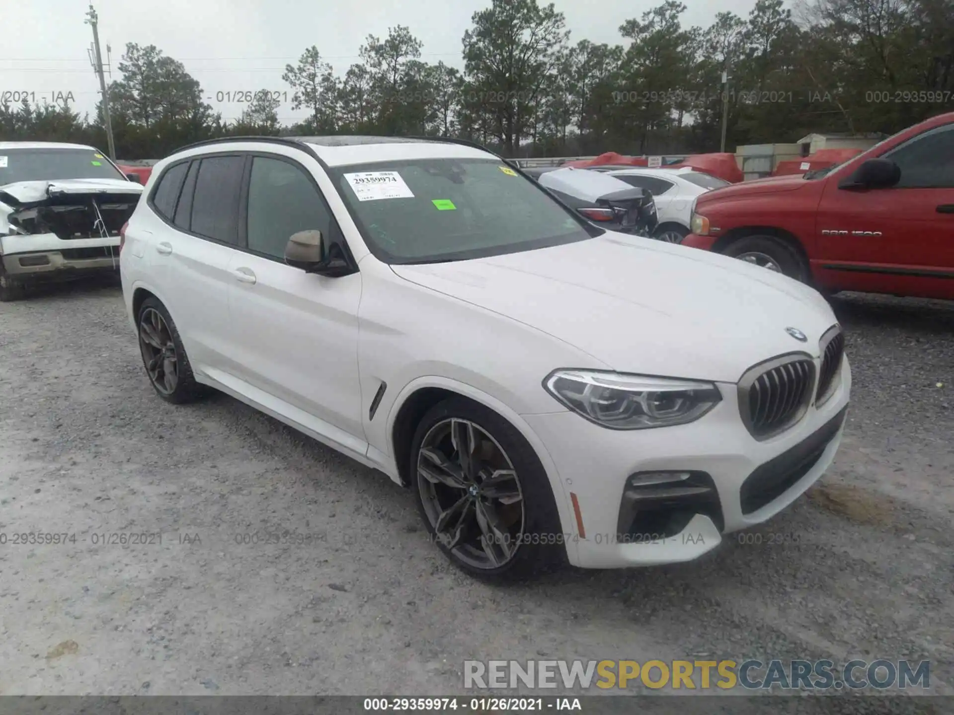 1 Photograph of a damaged car 5UXTS3C57K0Z06292 BMW X3 2019