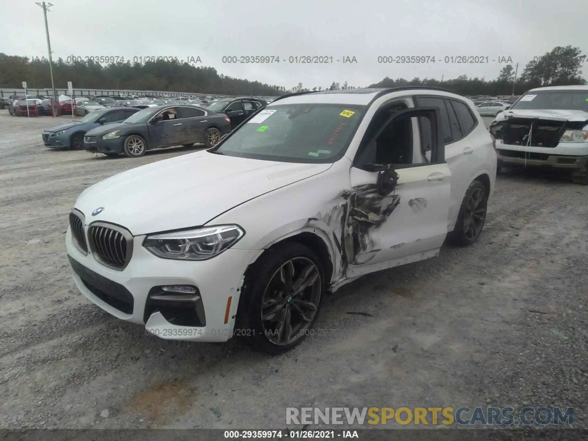 2 Photograph of a damaged car 5UXTS3C57K0Z06292 BMW X3 2019