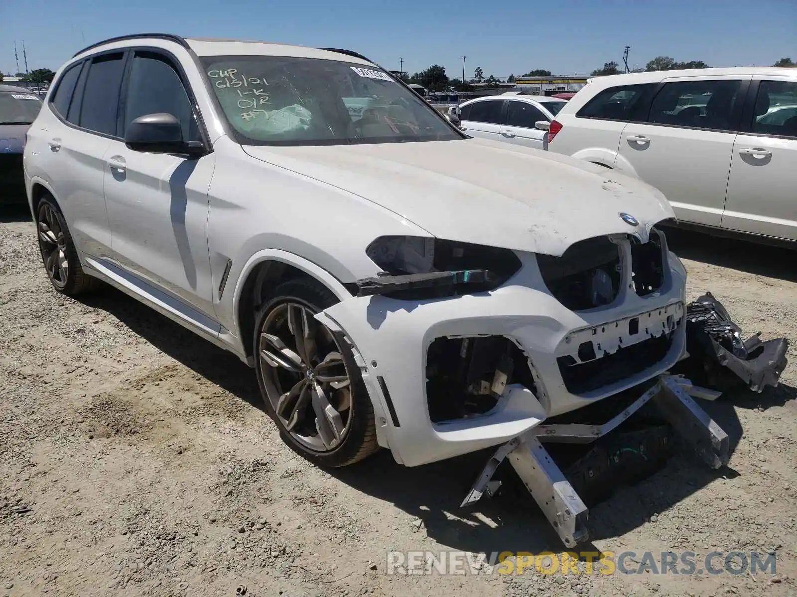 1 Photograph of a damaged car 5UXTS3C57K0Z06342 BMW X3 2019