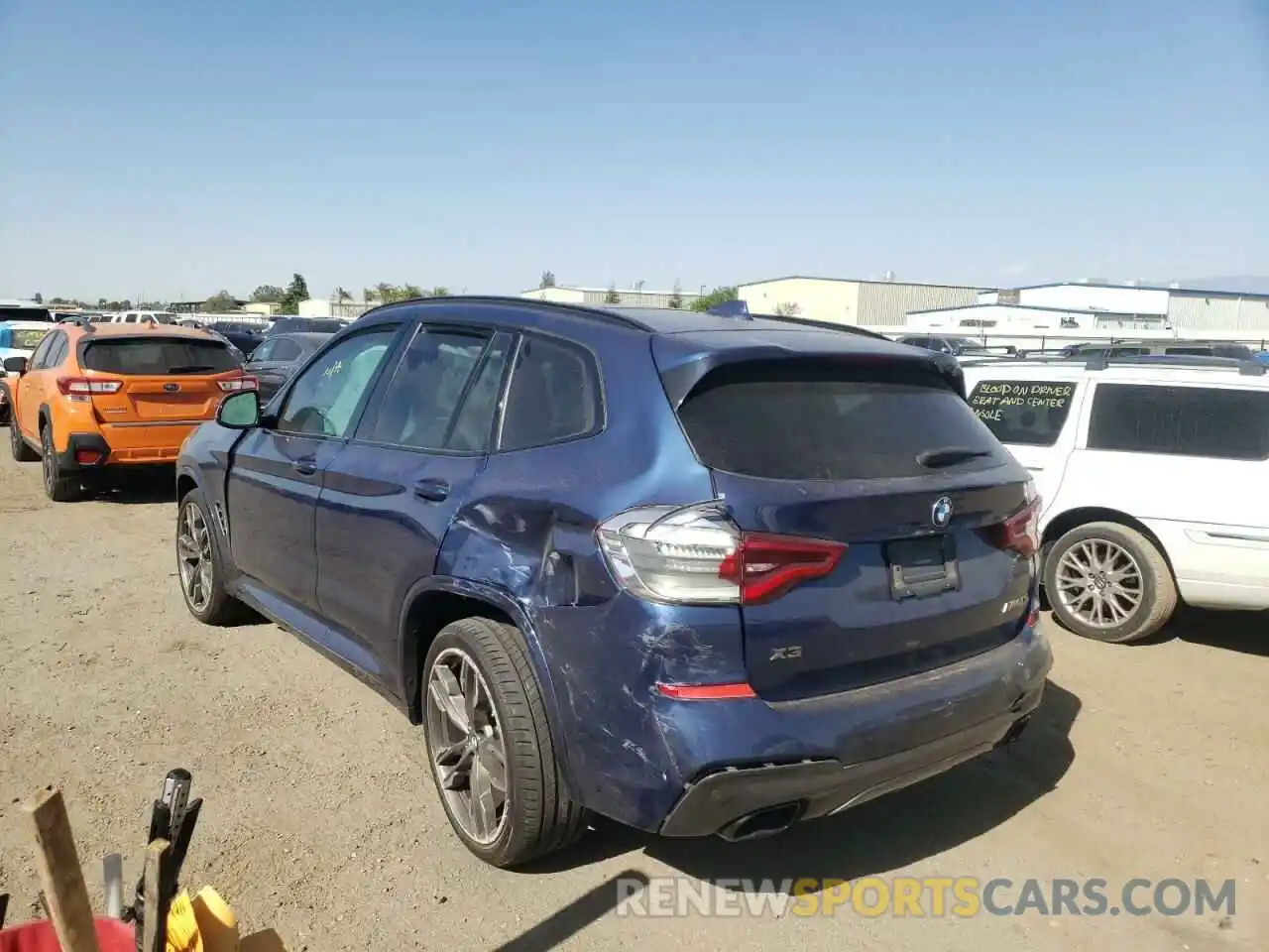 3 Photograph of a damaged car 5UXTS3C57K0Z06566 BMW X3 2019