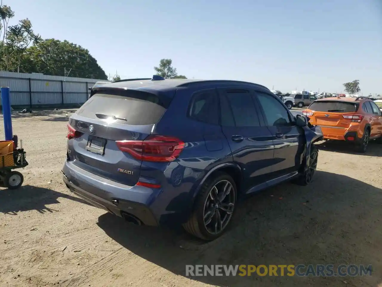 4 Photograph of a damaged car 5UXTS3C57K0Z06566 BMW X3 2019