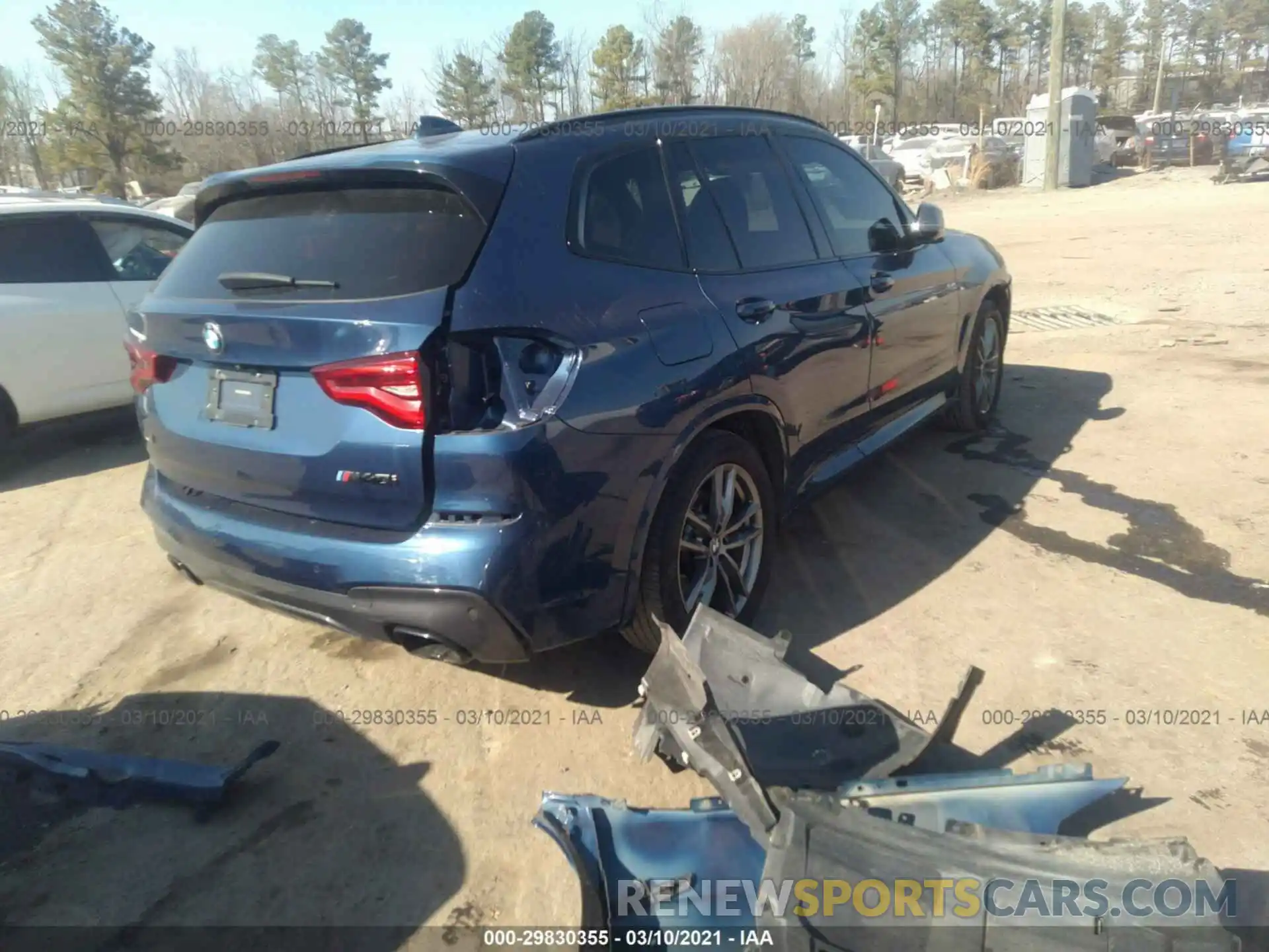 4 Photograph of a damaged car 5UXTS3C57K0Z07619 BMW X3 2019