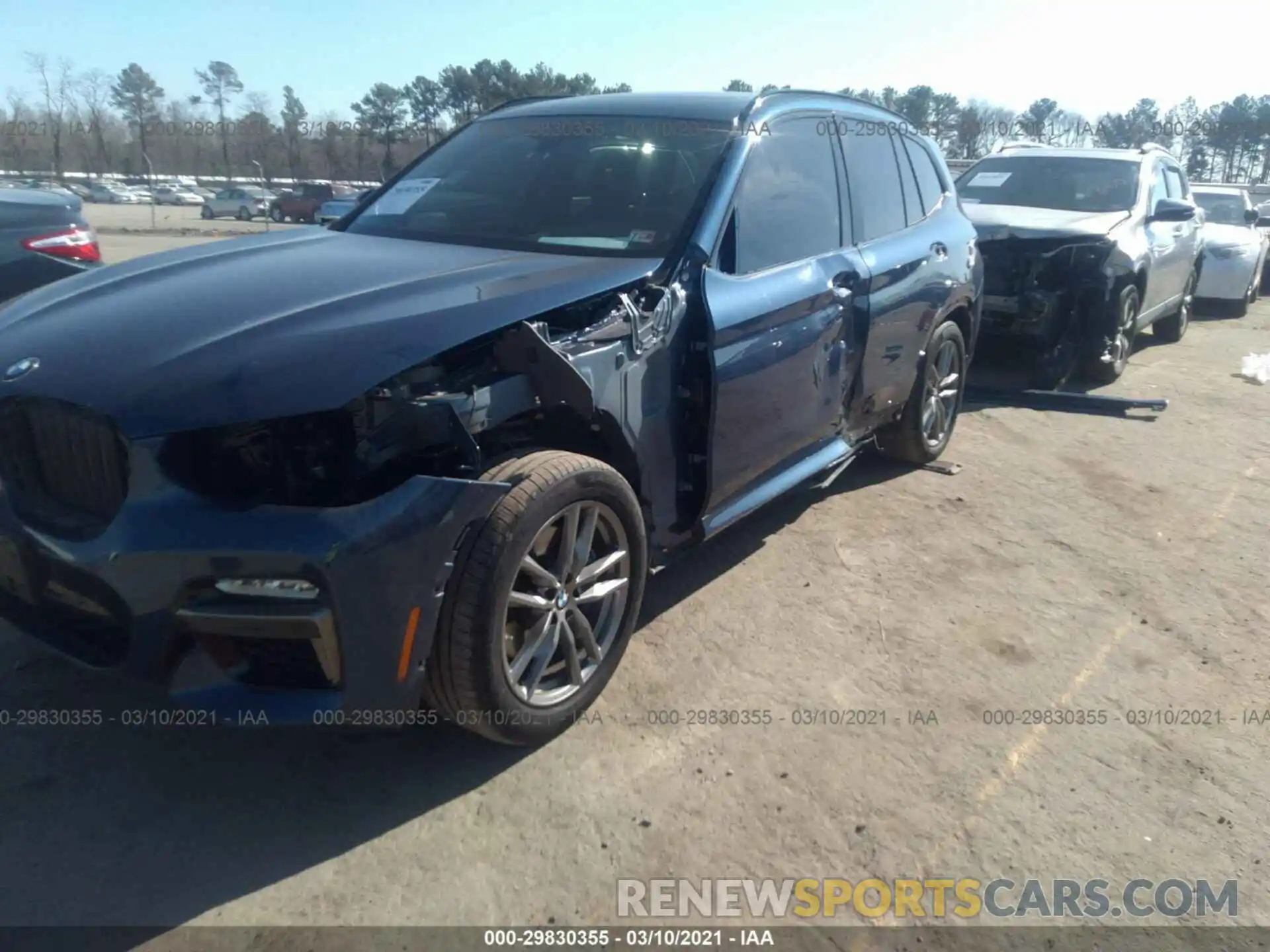 6 Photograph of a damaged car 5UXTS3C57K0Z07619 BMW X3 2019