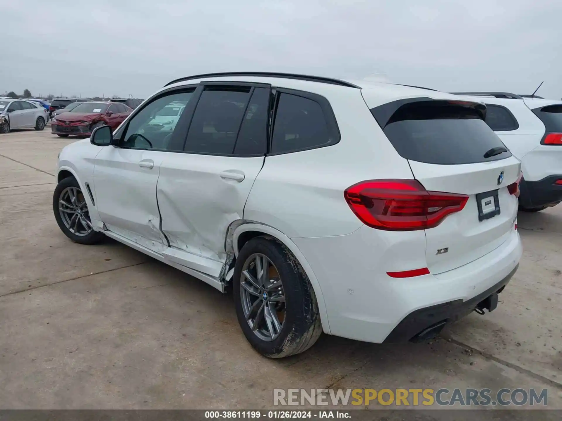3 Photograph of a damaged car 5UXTS3C57K0Z09712 BMW X3 2019