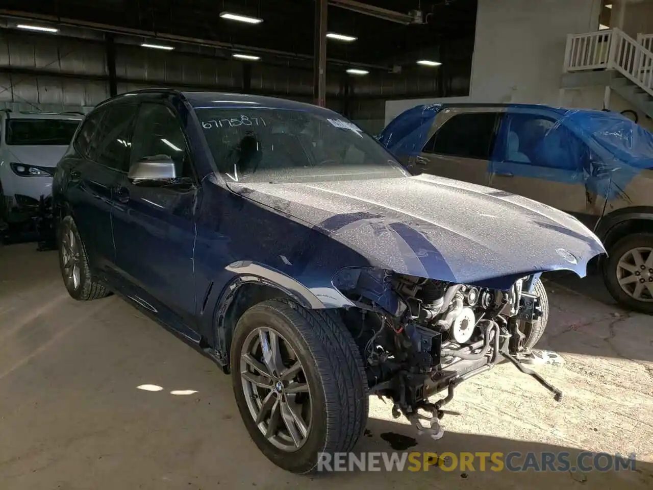 1 Photograph of a damaged car 5UXTS3C57K0Z10035 BMW X3 2019