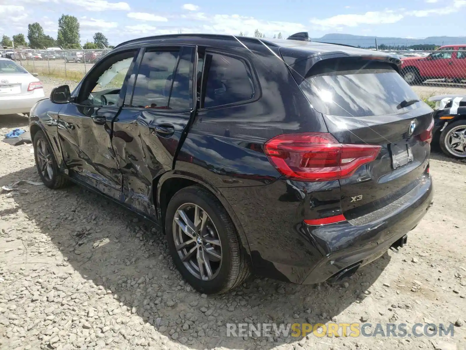 3 Photograph of a damaged car 5UXTS3C57KLR72825 BMW X3 2019