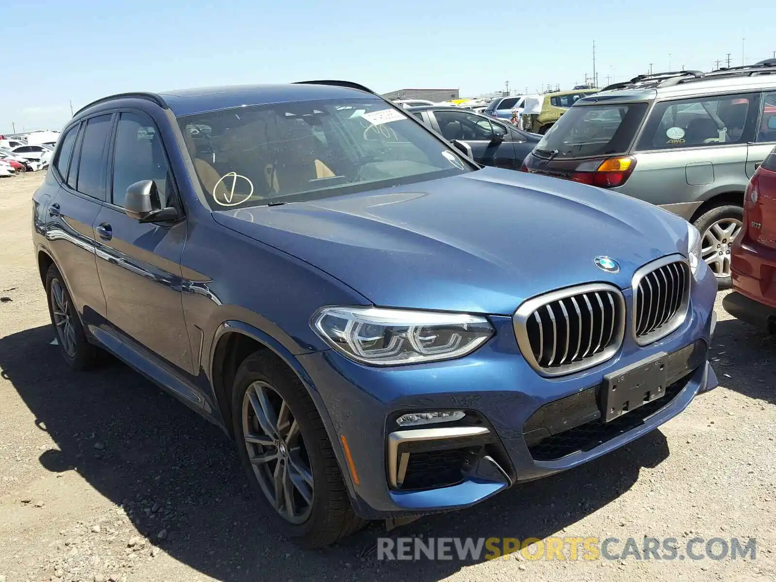 1 Photograph of a damaged car 5UXTS3C57KLR72890 BMW X3 2019