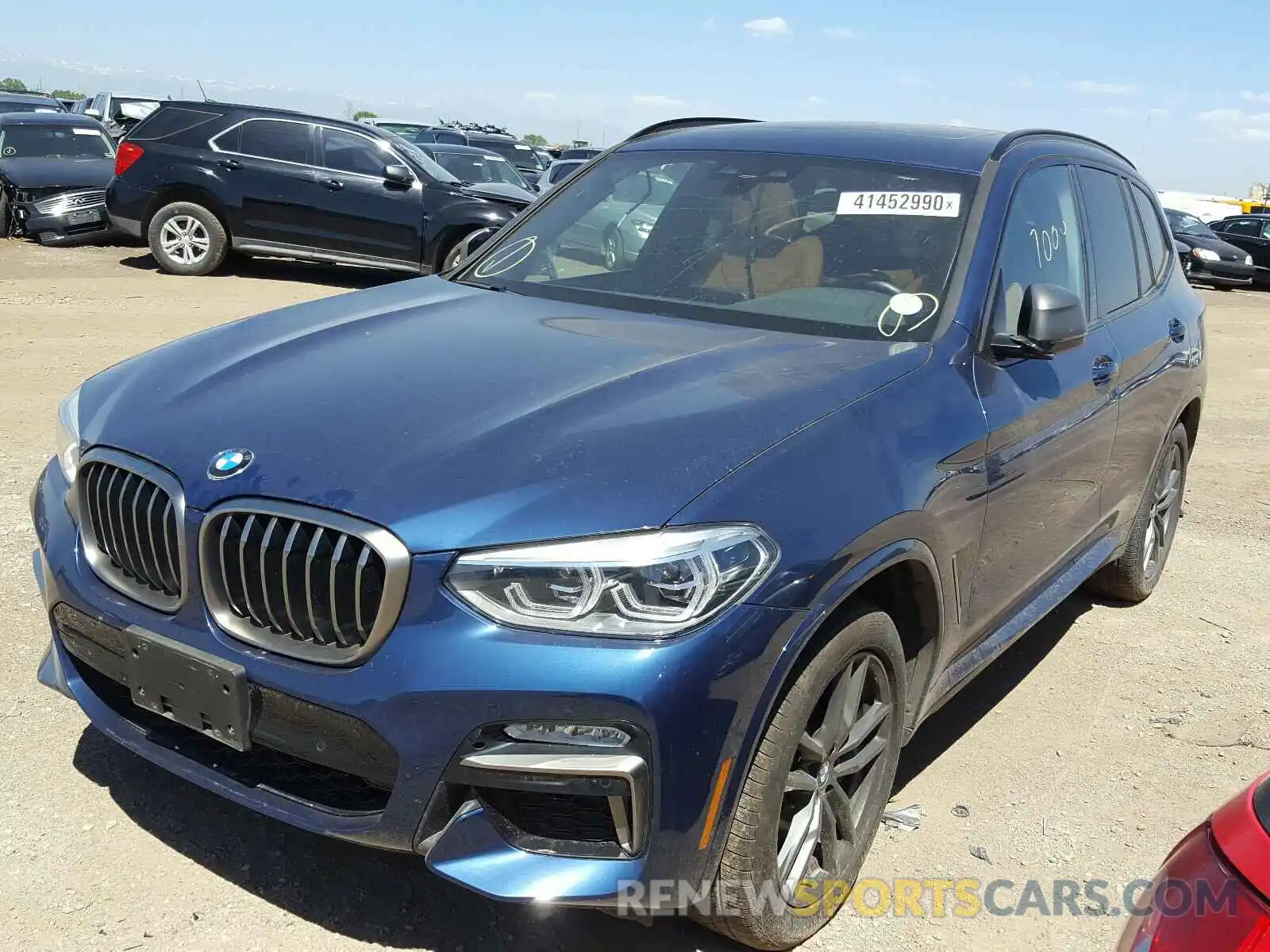 2 Photograph of a damaged car 5UXTS3C57KLR72890 BMW X3 2019