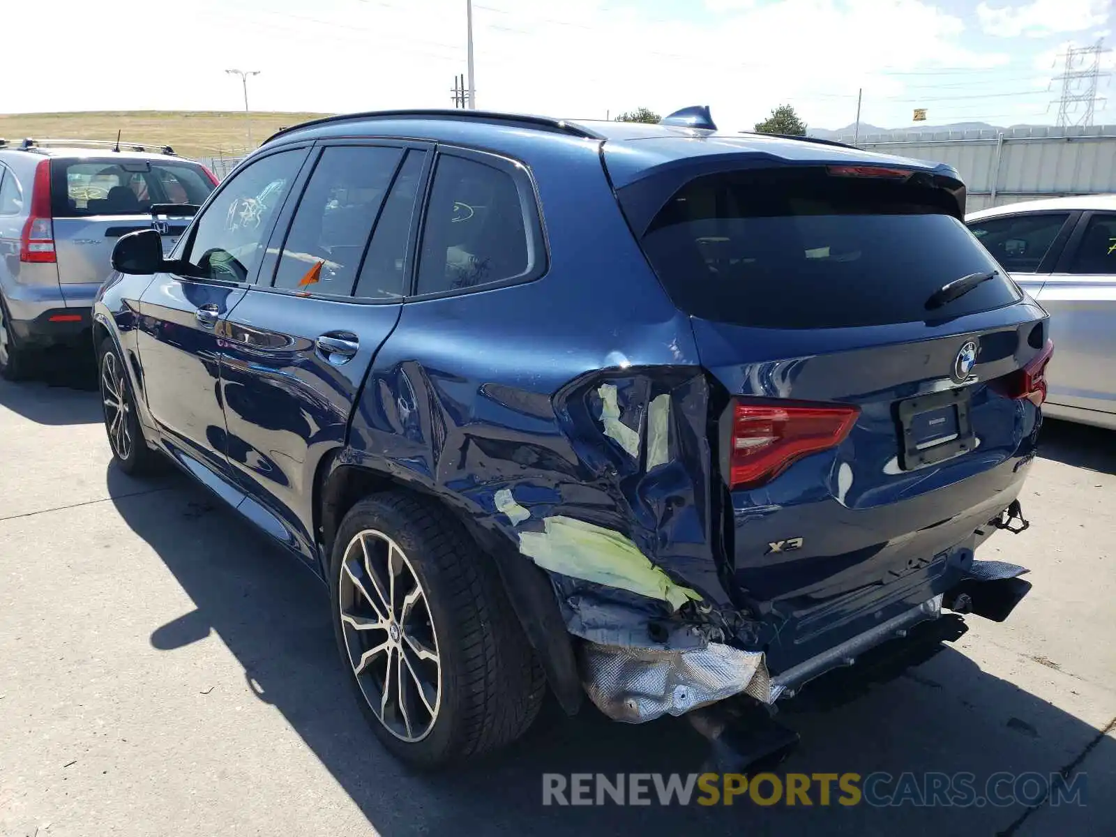 3 Photograph of a damaged car 5UXTS3C57KLR73375 BMW X3 2019