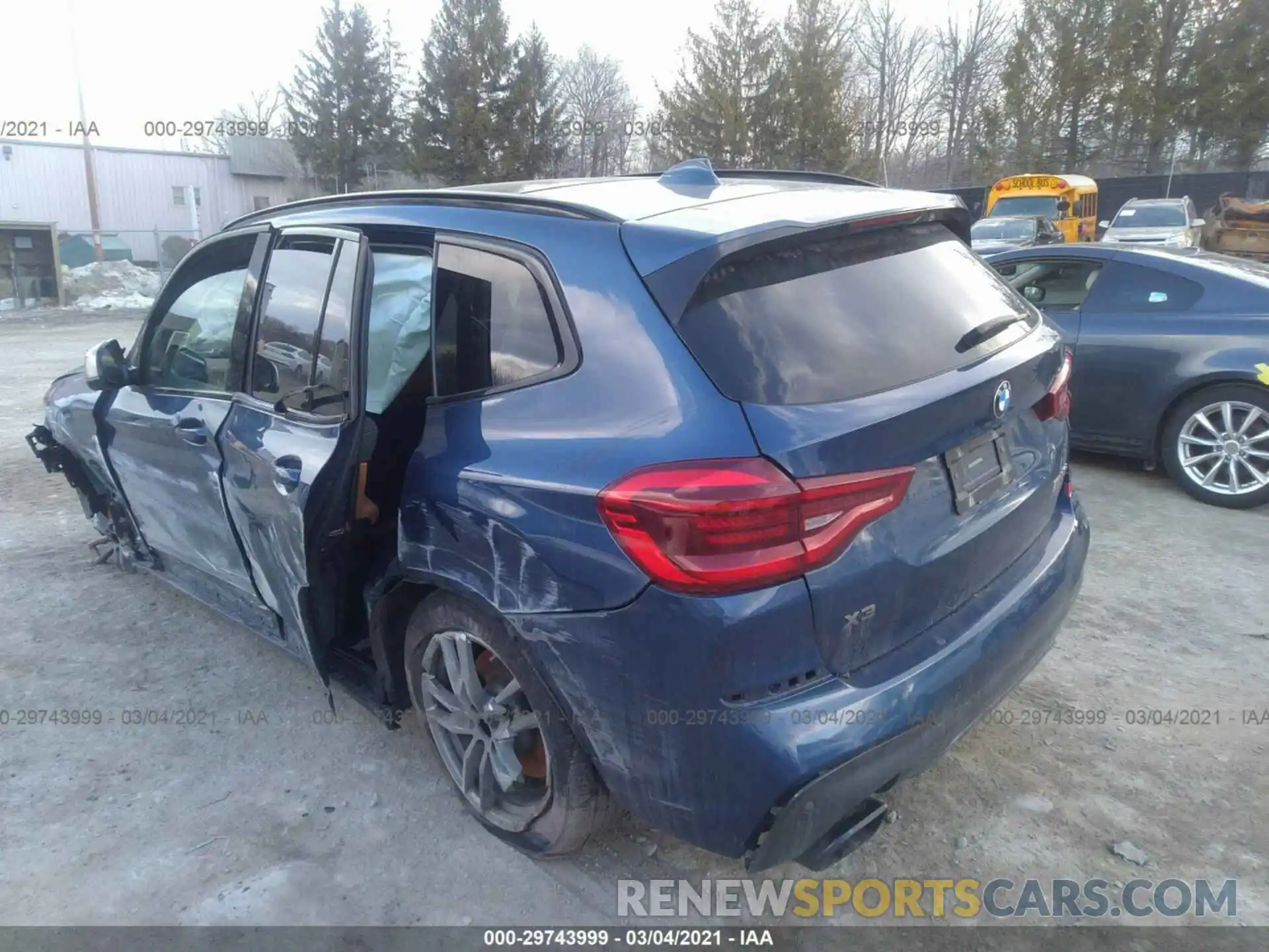 3 Photograph of a damaged car 5UXTS3C58K0Z04535 BMW X3 2019