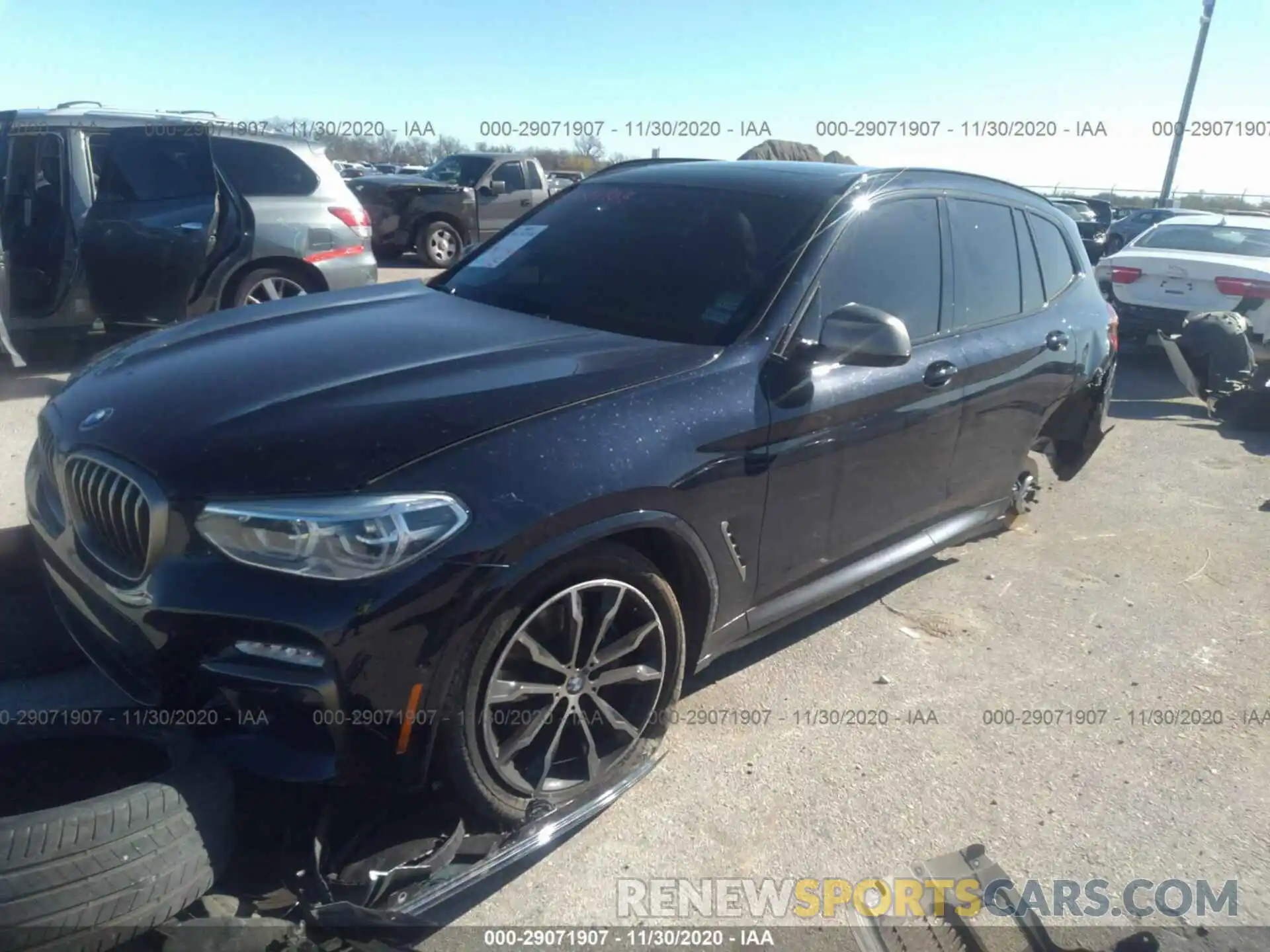 2 Фотография поврежденного автомобиля 5UXTS3C58K0Z06205 BMW X3 2019