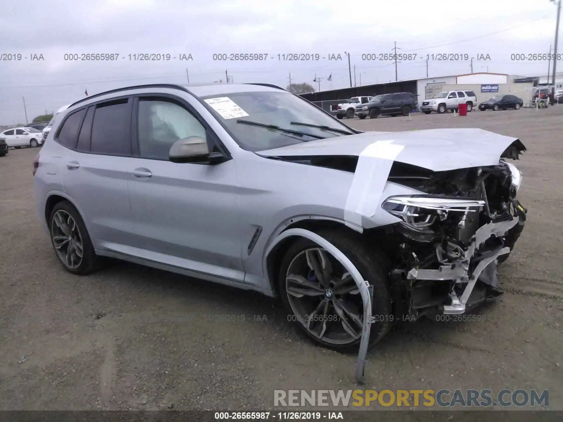 1 Photograph of a damaged car 5UXTS3C58K0Z06317 BMW X3 2019