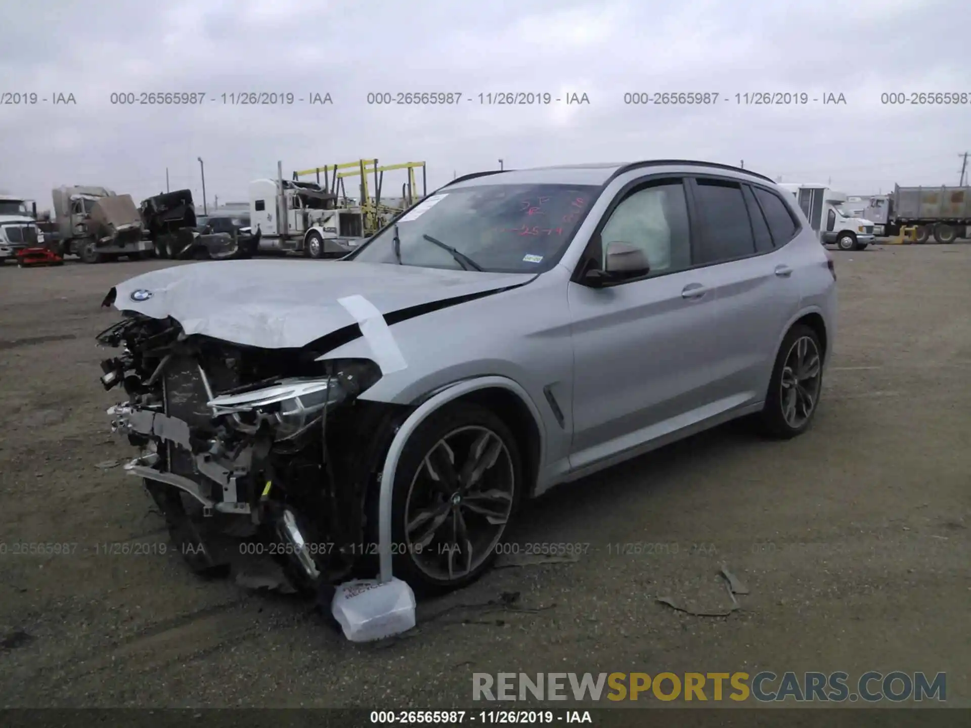 2 Photograph of a damaged car 5UXTS3C58K0Z06317 BMW X3 2019