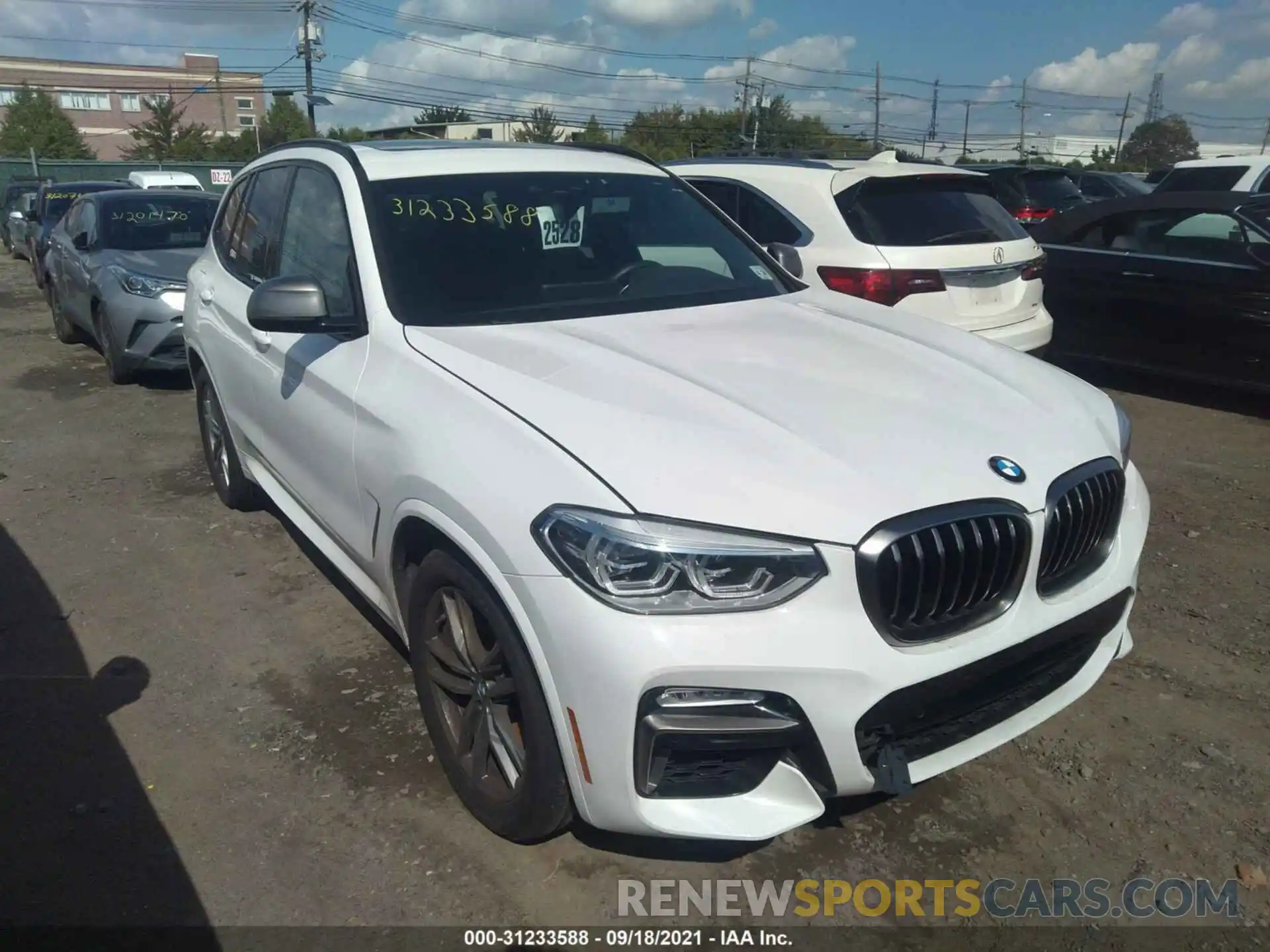 1 Photograph of a damaged car 5UXTS3C58K0Z07256 BMW X3 2019